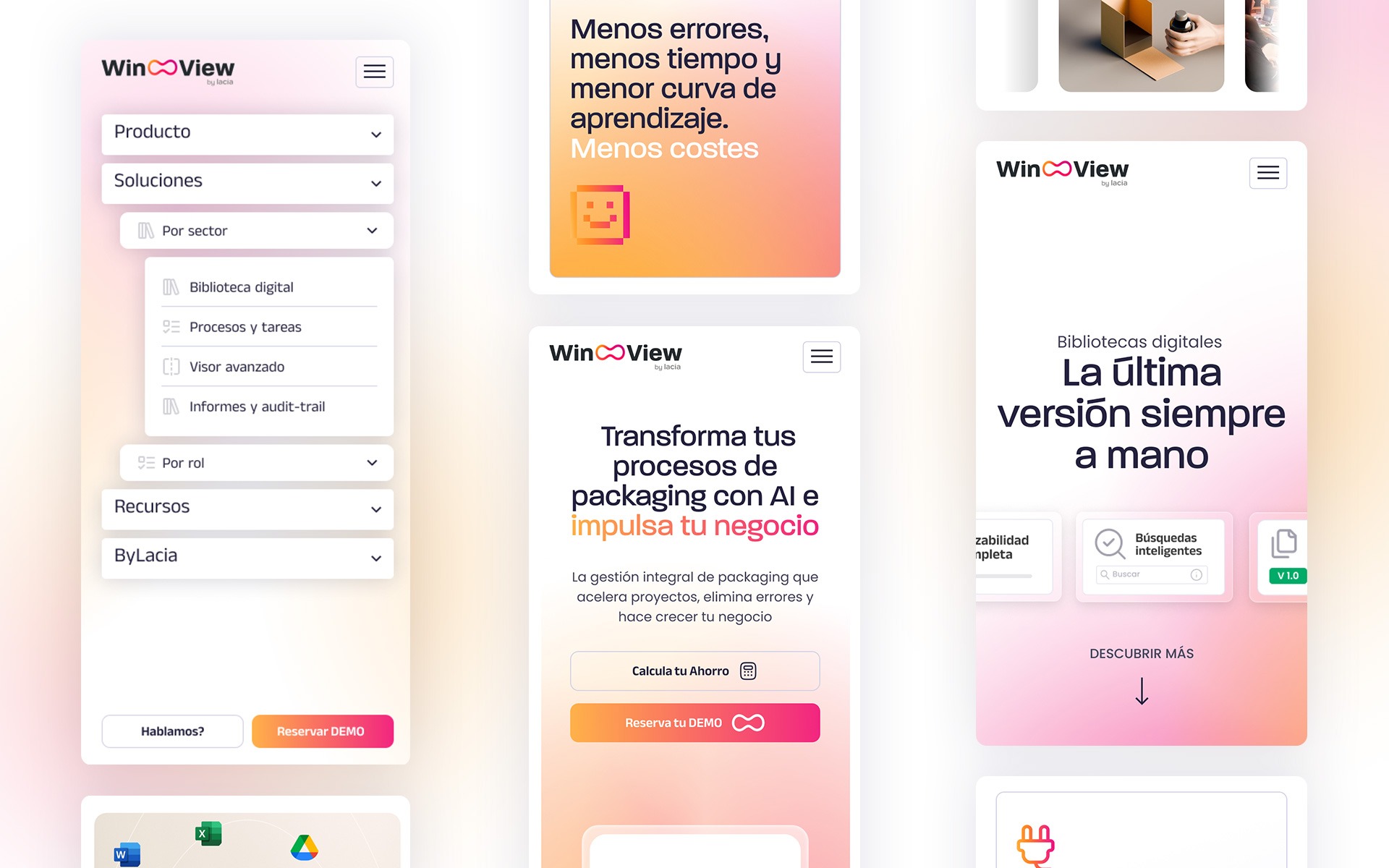 WinView, packaging SaaS website Image 1