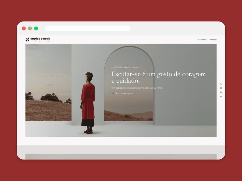 Ingride Correia — Custom Wix Studio Website for Psychologist