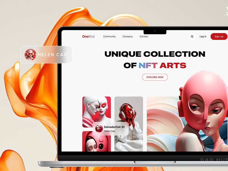 NFT Marketplace I Case study I UI Design