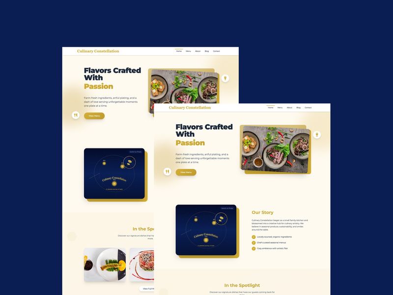 Culinary Constellation - Premium WordPress Restaurant Theme