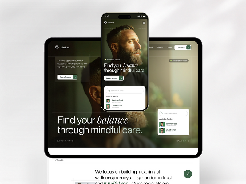 Modern Medical Website Design