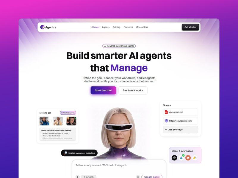 Agentra by Salim from Webestica