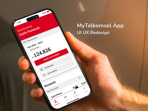MyTelkomsel App - UI UX Redesign