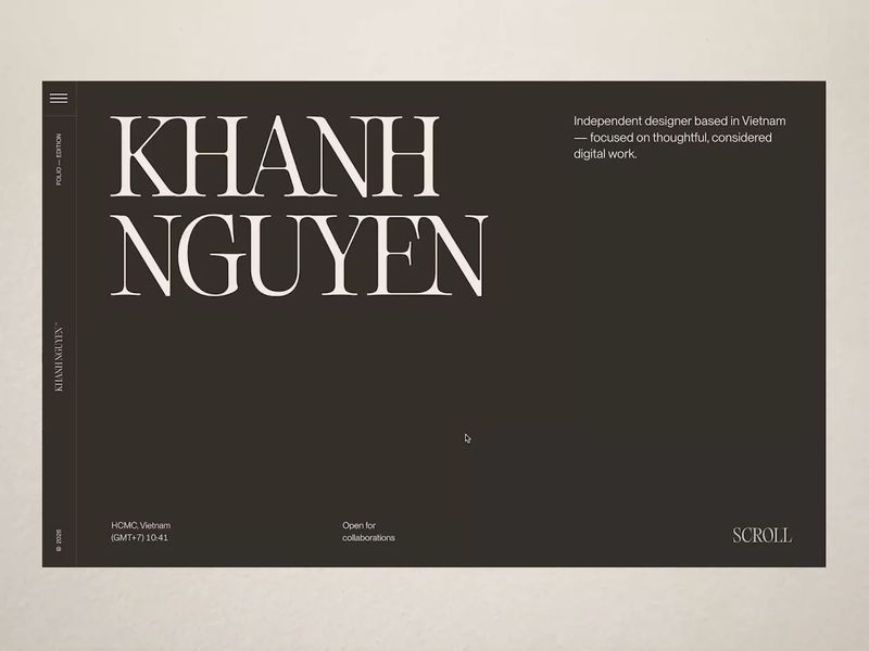 Khanh Nguyen — Independent Designer