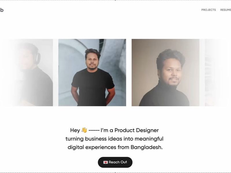 Sneak peek of my new portfolio 👀 