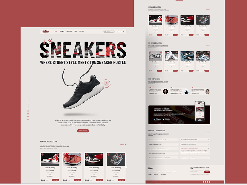 SneakersHub - Buy, Sell, Auction Sneakers in One Place