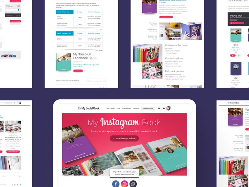 My Social Book Website