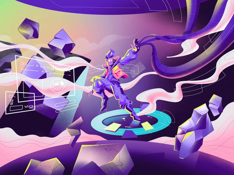 Cutting Edge Cyber Enemy Illustration | Embracing Digital Art