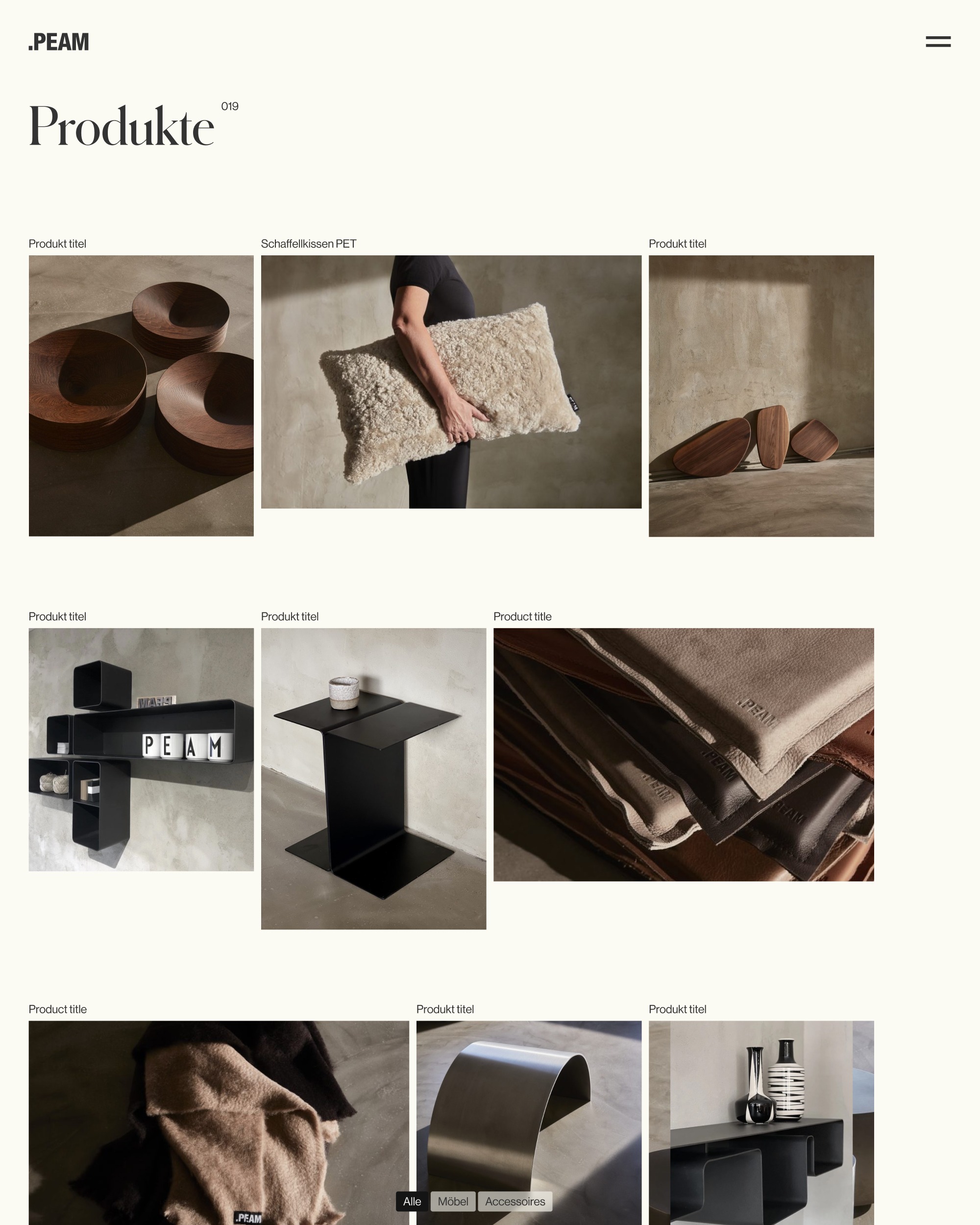 PEAM – Interior- and Productdesign mit natural materials Image 2