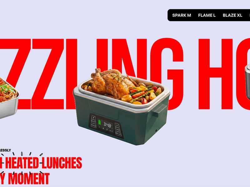 Sizzling Hot - Premium heated lunchboxes