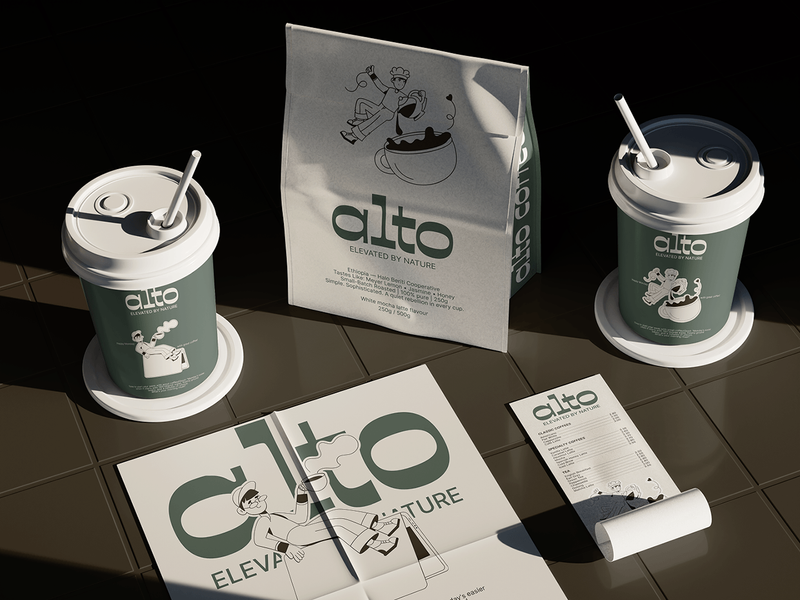 Alto Coffee Brand | Packaging Design