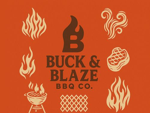 Buck & Blaze BBQ Co. Brand Identity