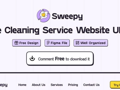 Osama Dawood | 🌟 Explore 'Sweepy'! Dive into our latest design for a housekeeping app, styled in striking Neo-Brutalism and available for FREE on Figma!... | Instagram