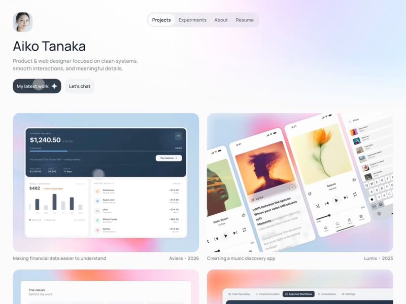 Tabfolio by Sebastian - Uncategorized design asset by framer
