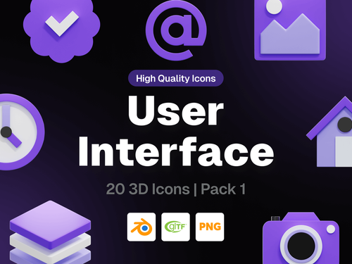 User Interface 3D Icon Pack - 20 Free Download User Interface 3D Icons | IconScout