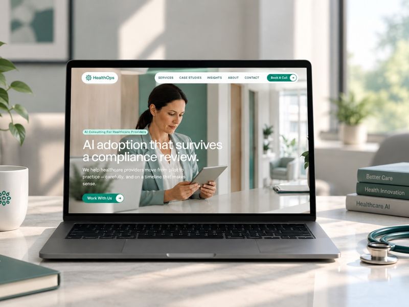 HealthOps — AI Consulting for Healthcare Providers