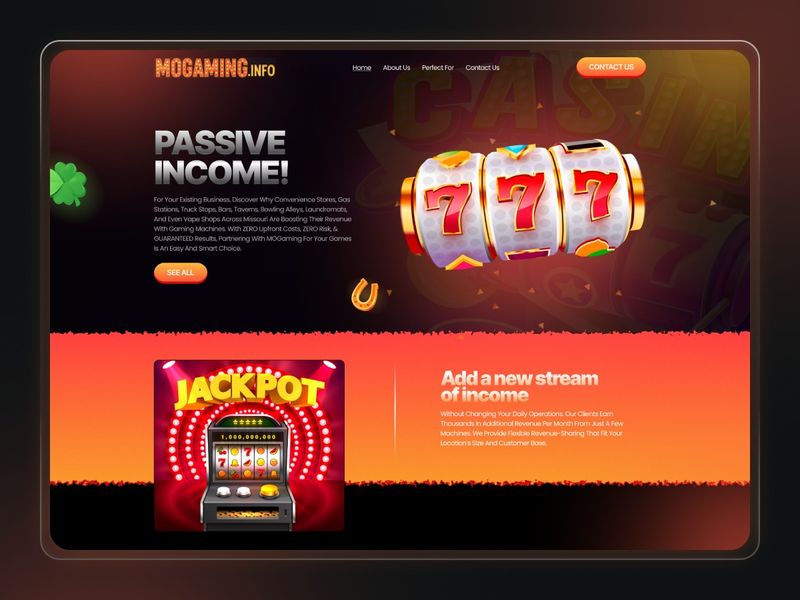 Professional Gaming Revenue Website Design | MOGaming Project