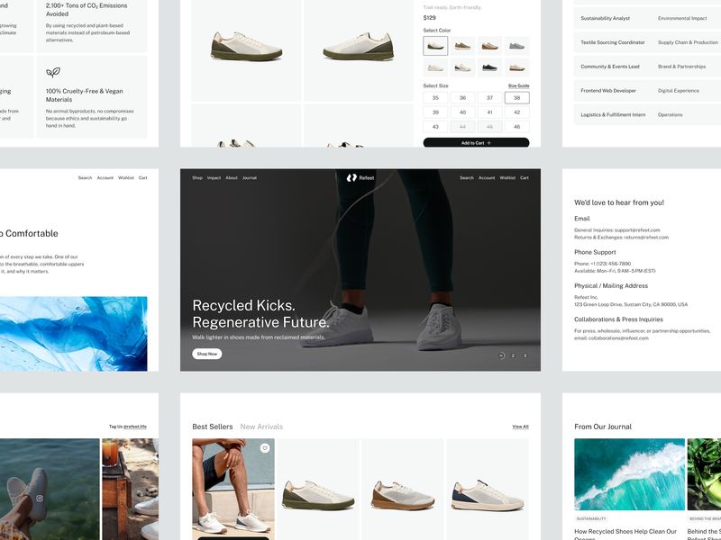 Refeet — E-commerce Website Template