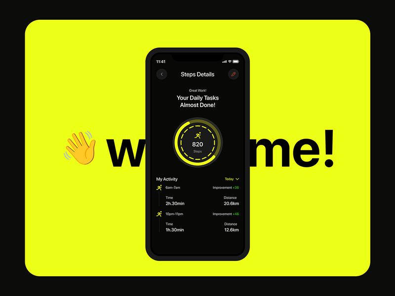 Fitness, Health | Mobile App | UI UX