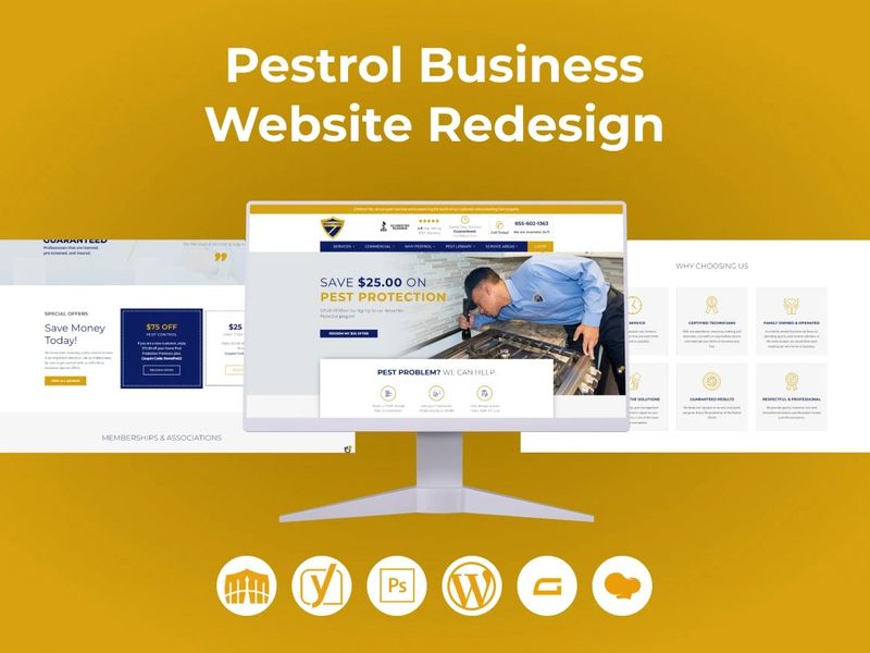 Pestrol Business Website Design