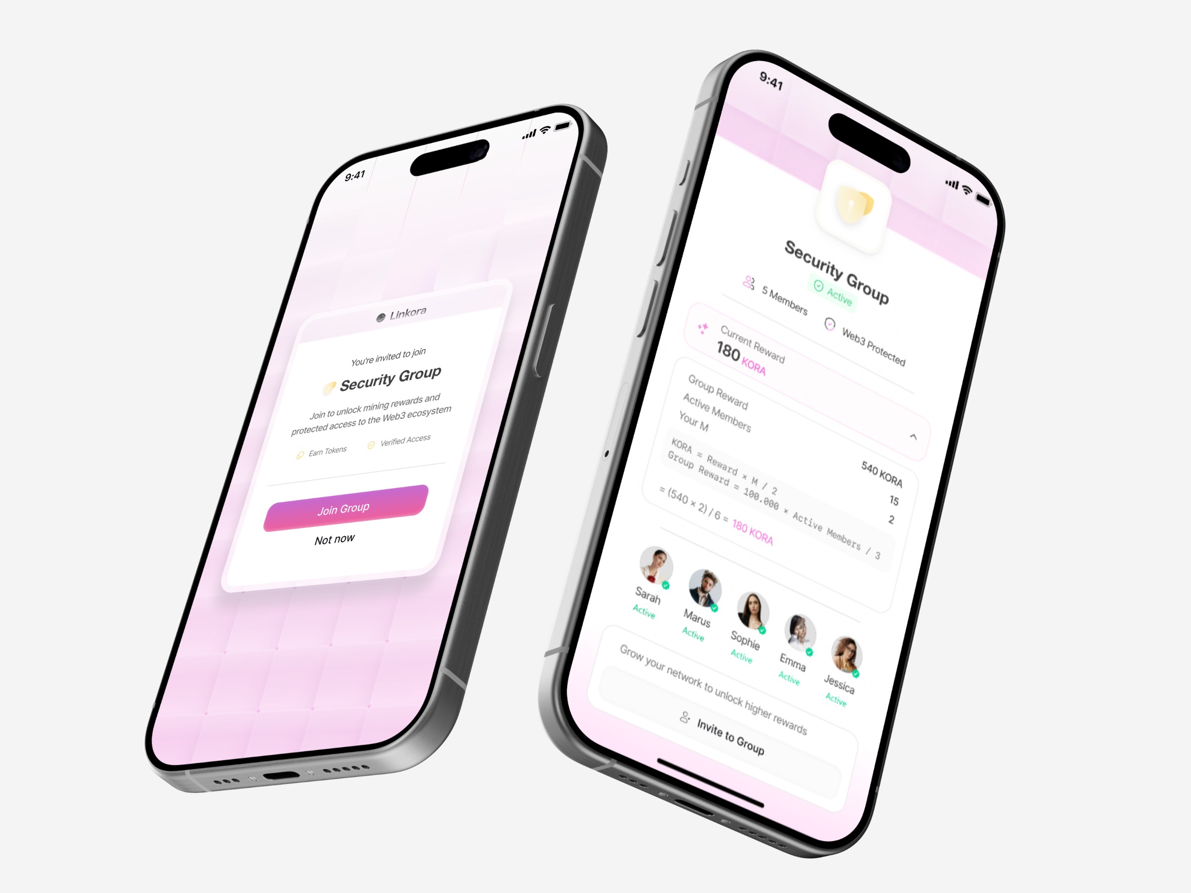 Linkora · Web3 Glassmorphism UI/UX Image 0