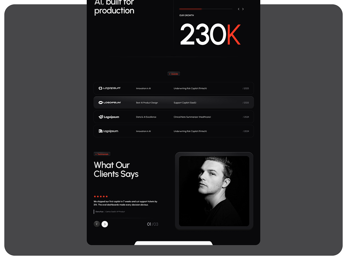 AI Agency Landing Page Image 1