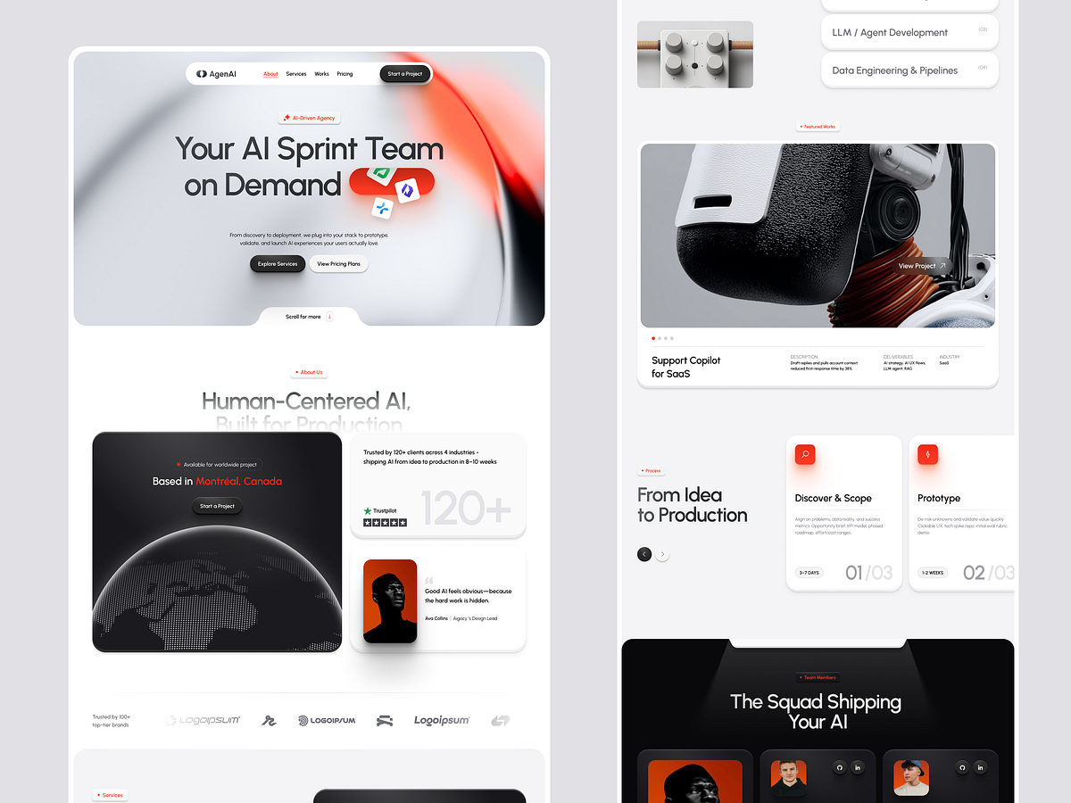 AI Agency Landing Page Image 5