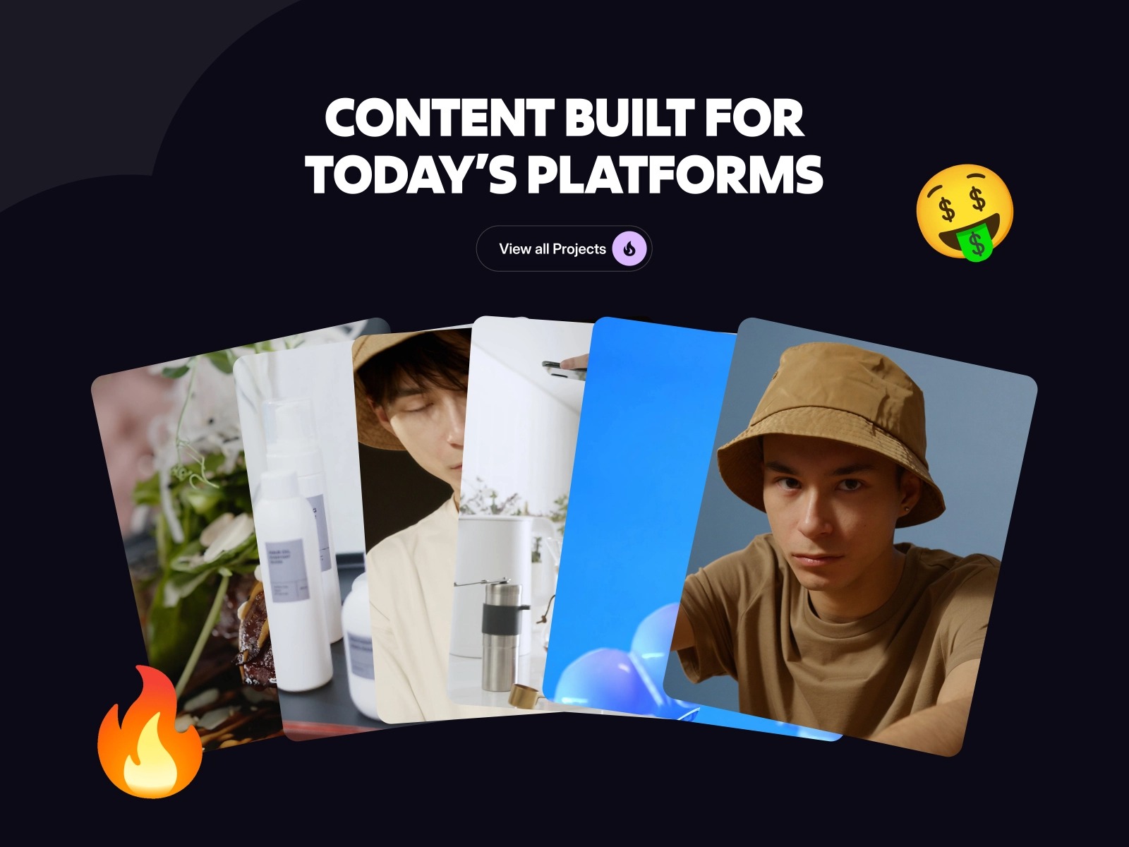 ContentHaus: UGC Marketing Agency Website Template in Framer Marketplace Image 2