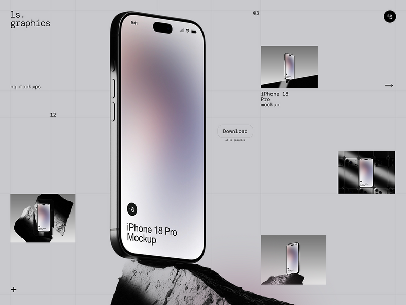 iPhone 18 Pro Mockup