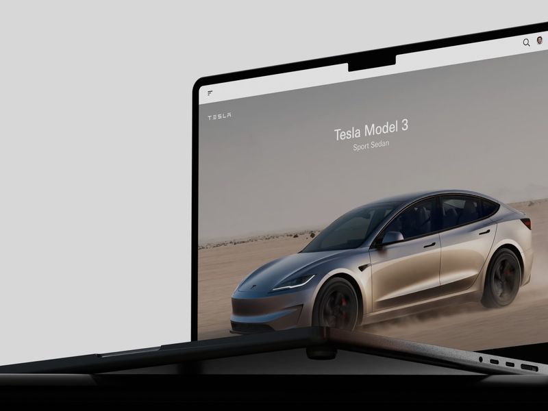 Tesla — Interactive Retail Presentation Concept