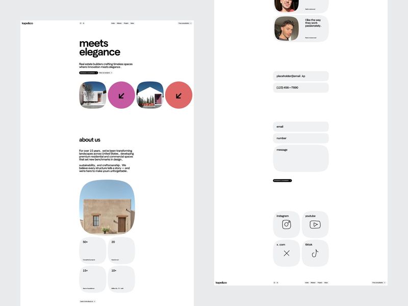 Interior Design Agency Website