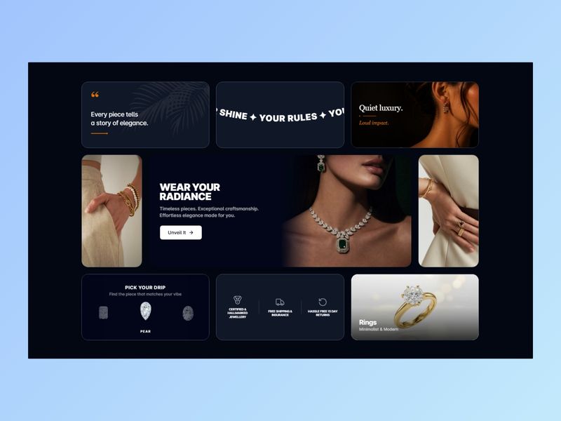 Bento Style for Jewellery - UIAble