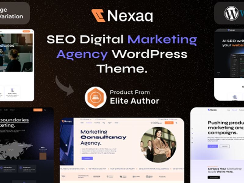 Nexaq - SEO Digital Marketing Agency WordPress Theme