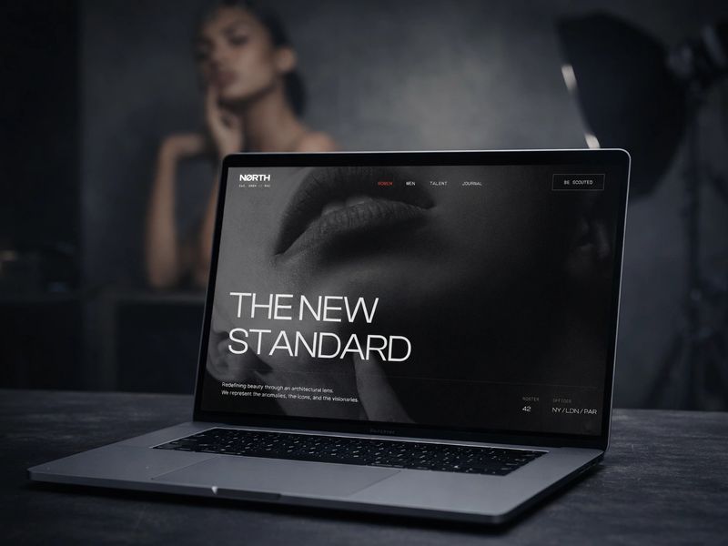 NØRTH Model Scouting Website Design