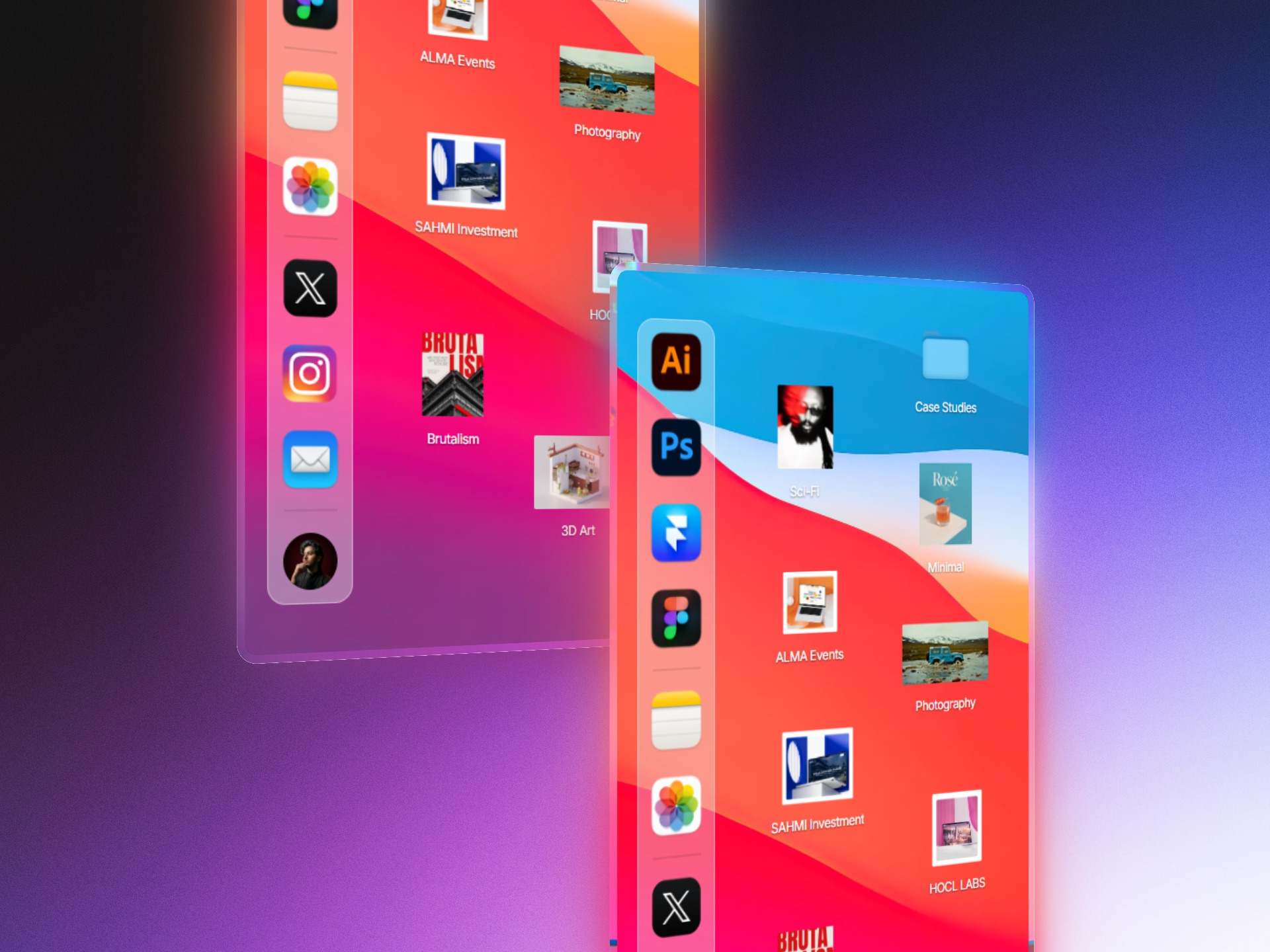 MacOS Folio – Portfolio Template in Mac Style Image 2