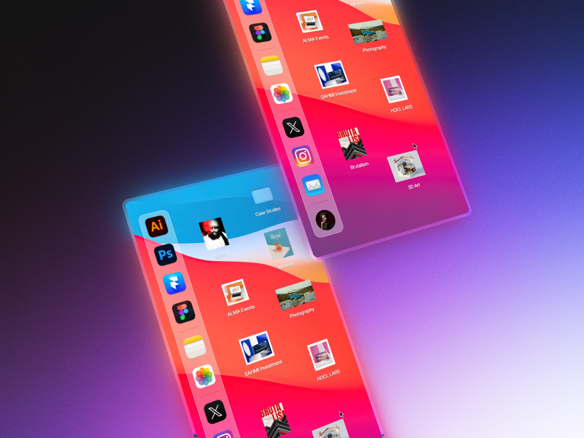 MacOS Folio – Portfolio Template in Mac Style Image 3