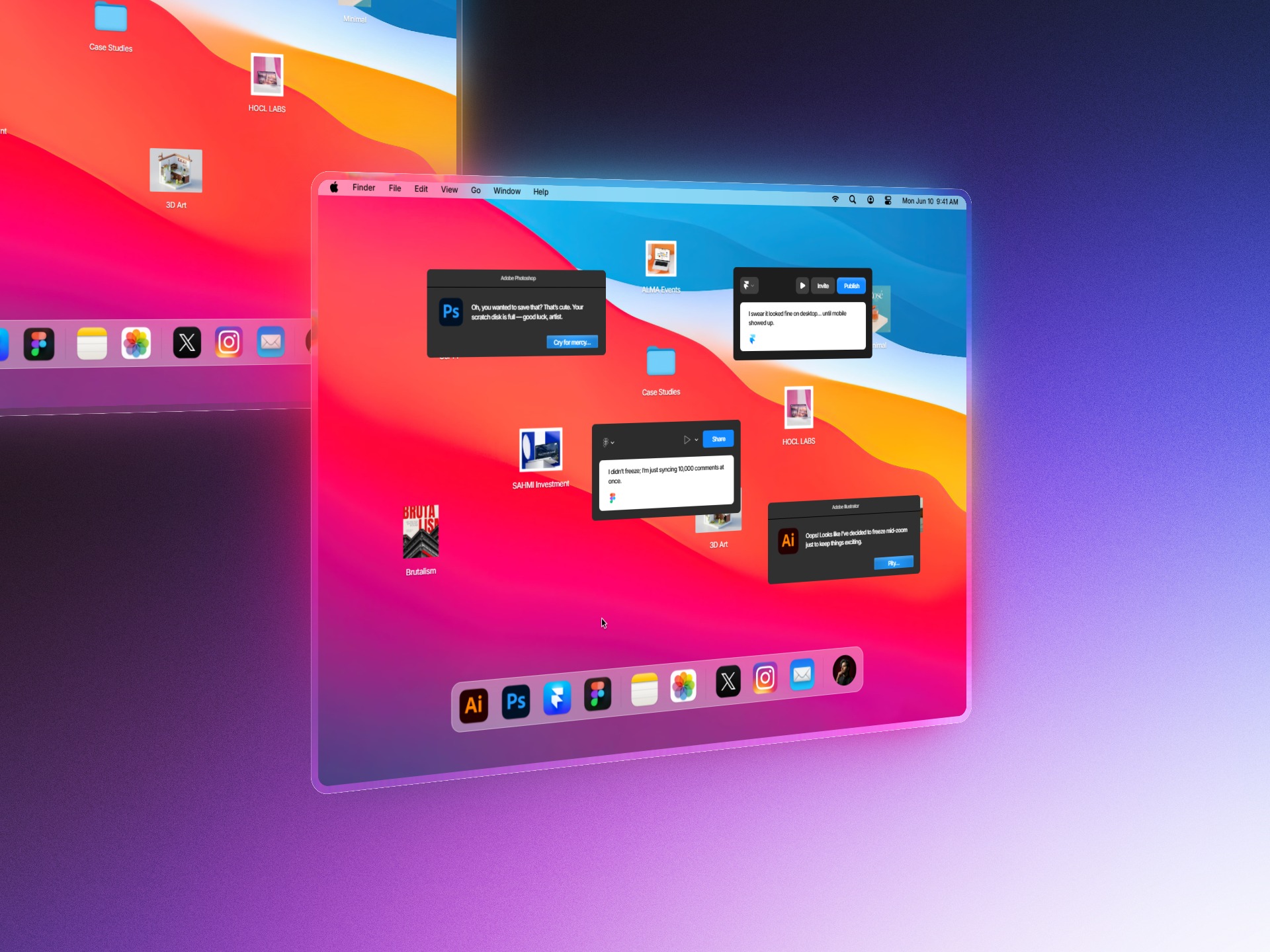 MacOS Folio – Portfolio Template in Mac Style Image 4