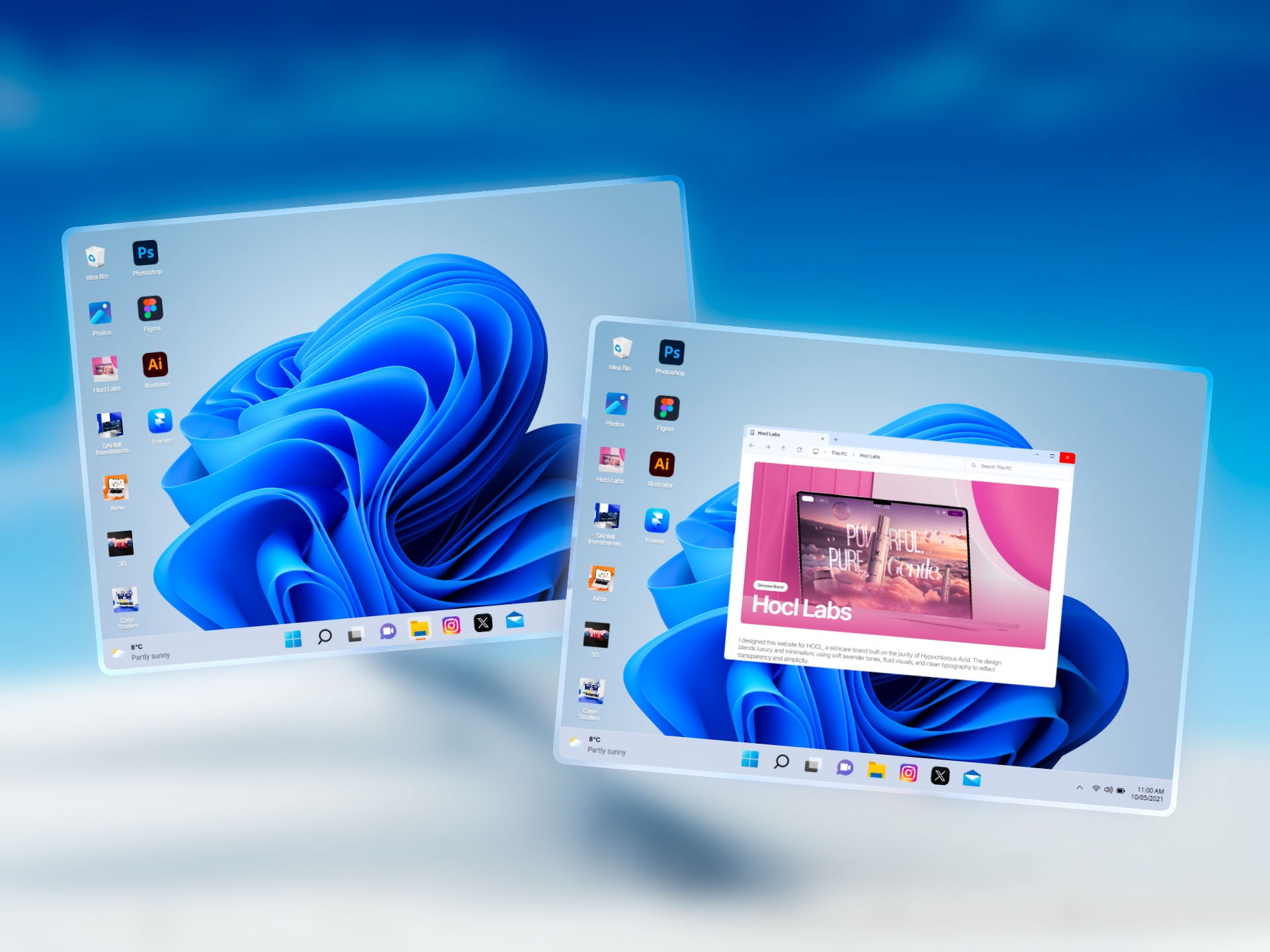 WindowsFolio: Portfolio Website Template Image 0