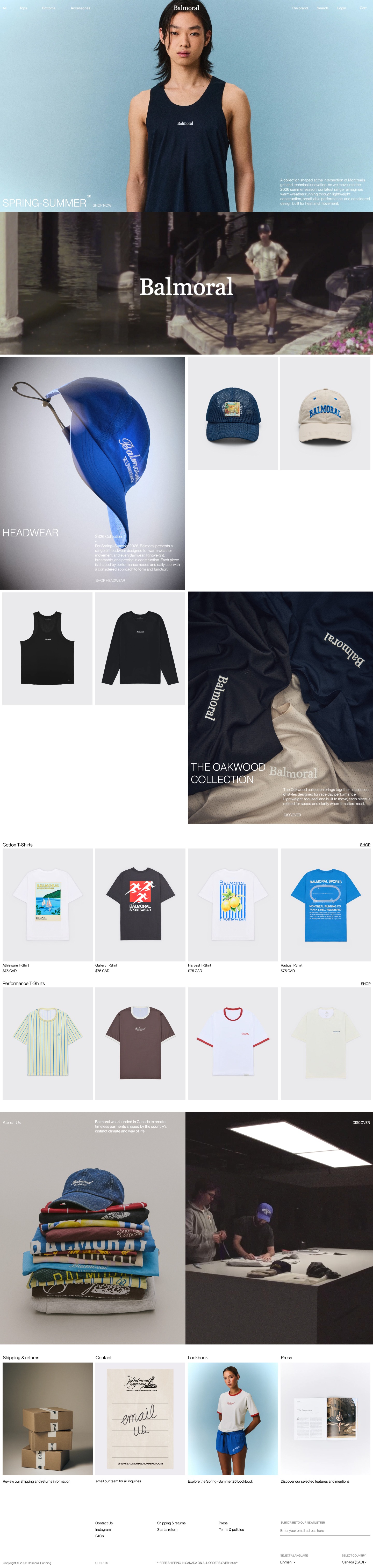 Balmoral - Premium Running Gear Image 1