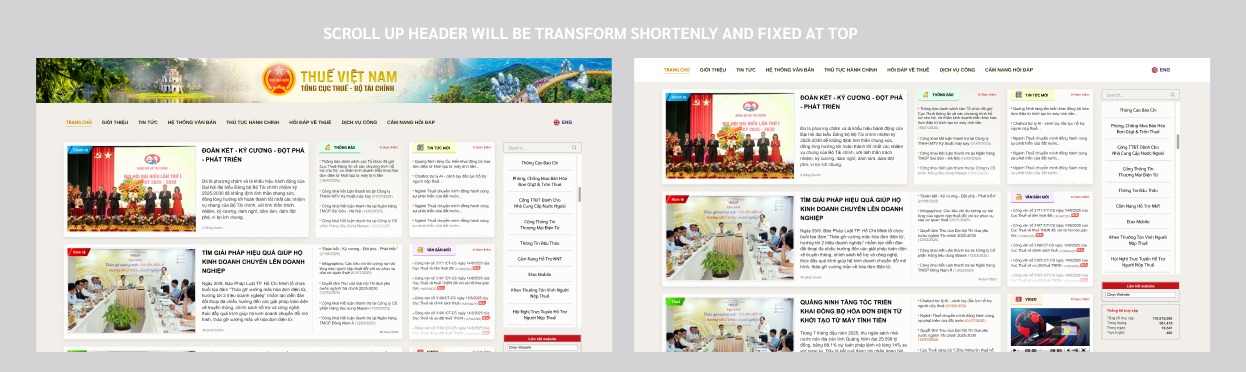 Redesign Homepage of Viet Nam Tax web. Cục thuế Việt Nam Image 0