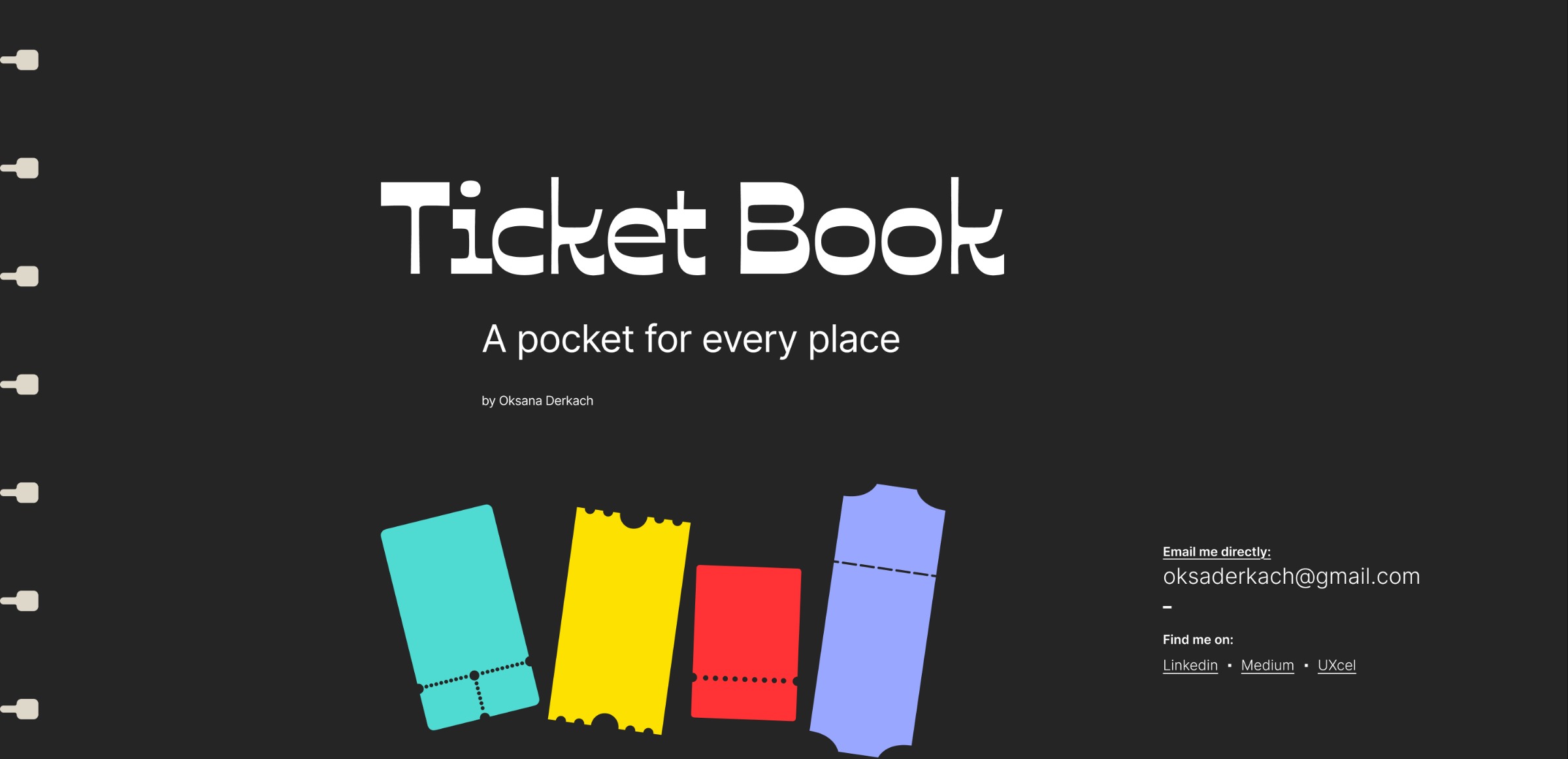 π« Ticket Book