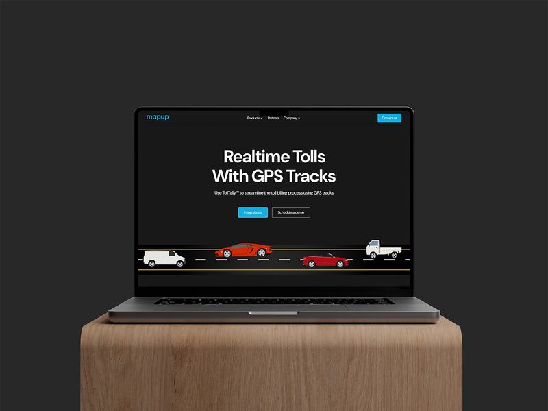 Realtime Tolls With GPS - Website SaaS UI