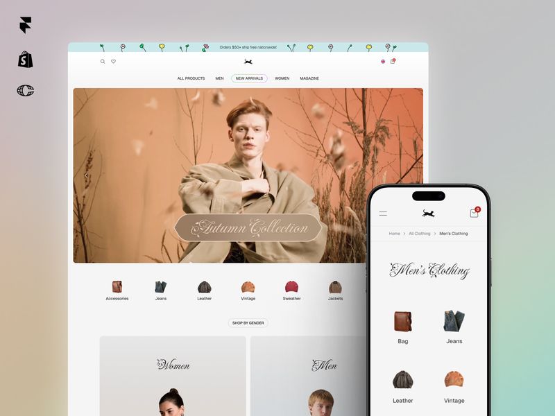 Feri - Framer Clothing Store Template