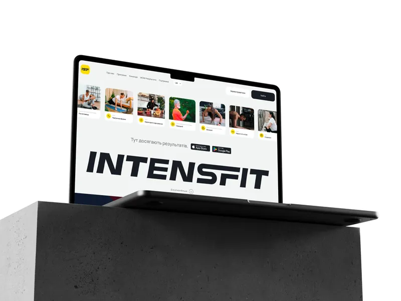 IntensFit | Website Design | Obriy Design Büro