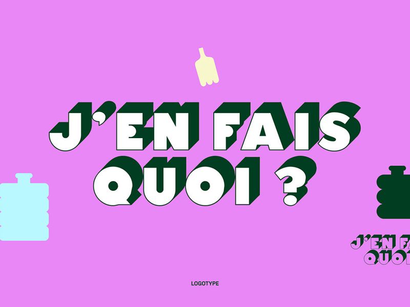 J'EN FAIS QUOI ? | BRANDING, LOGO, APP DESIGN