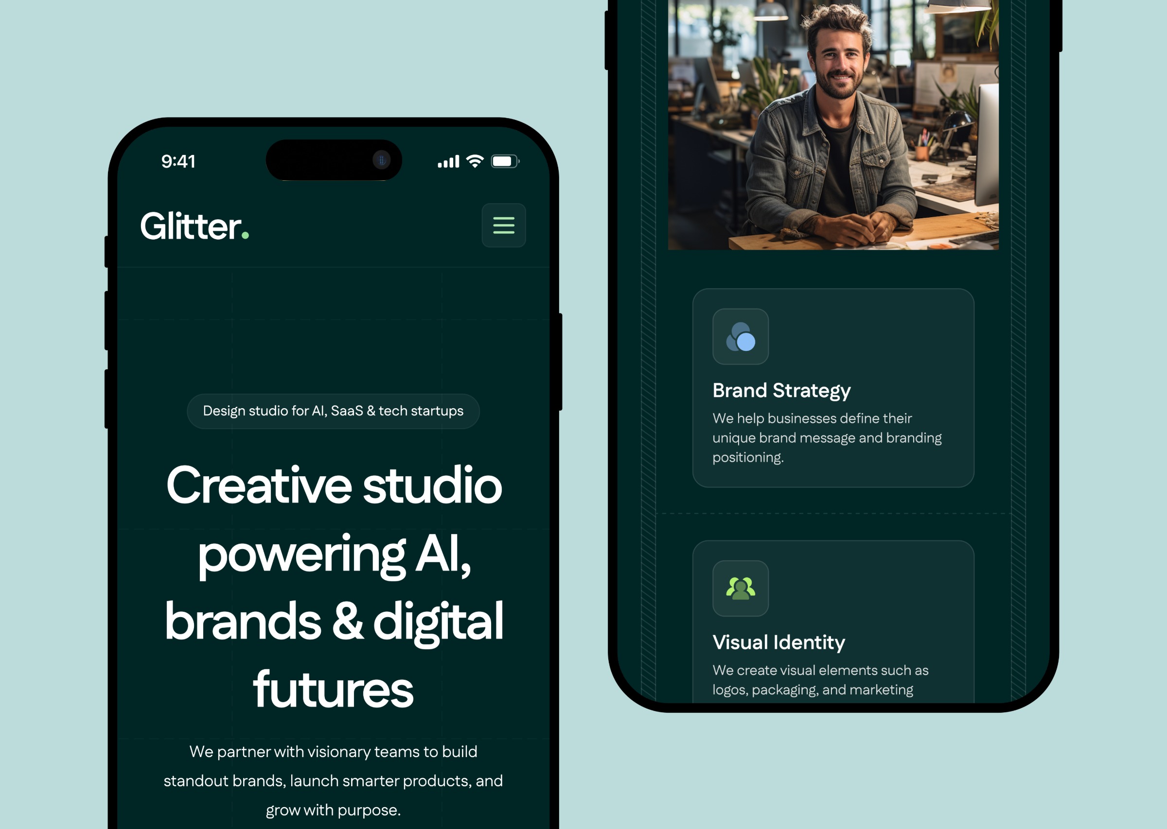 Creative Agency Website Design Image 1