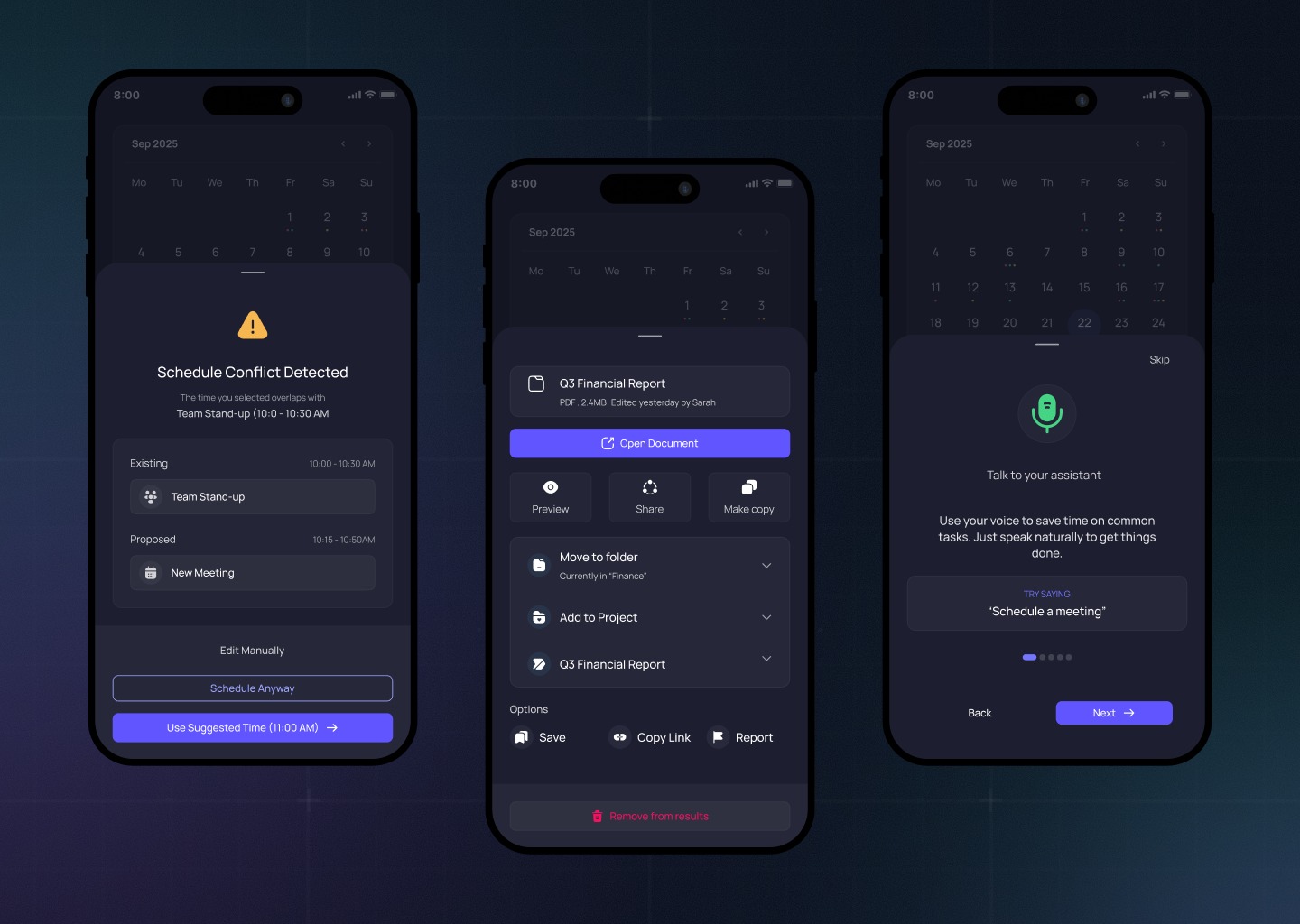 Aura – AI Assistant Mobile App Image 1