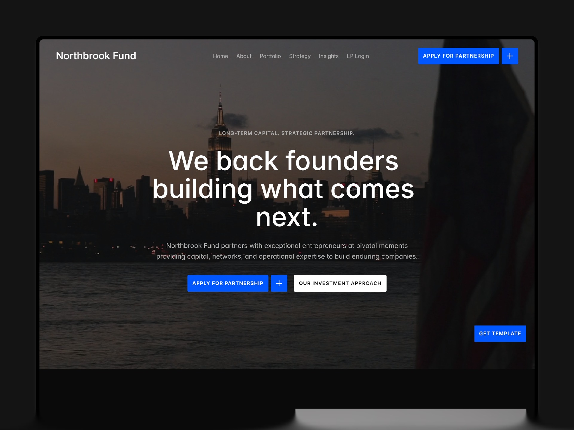 Northbrook — Venture Capital & PE Framer Website Image 1