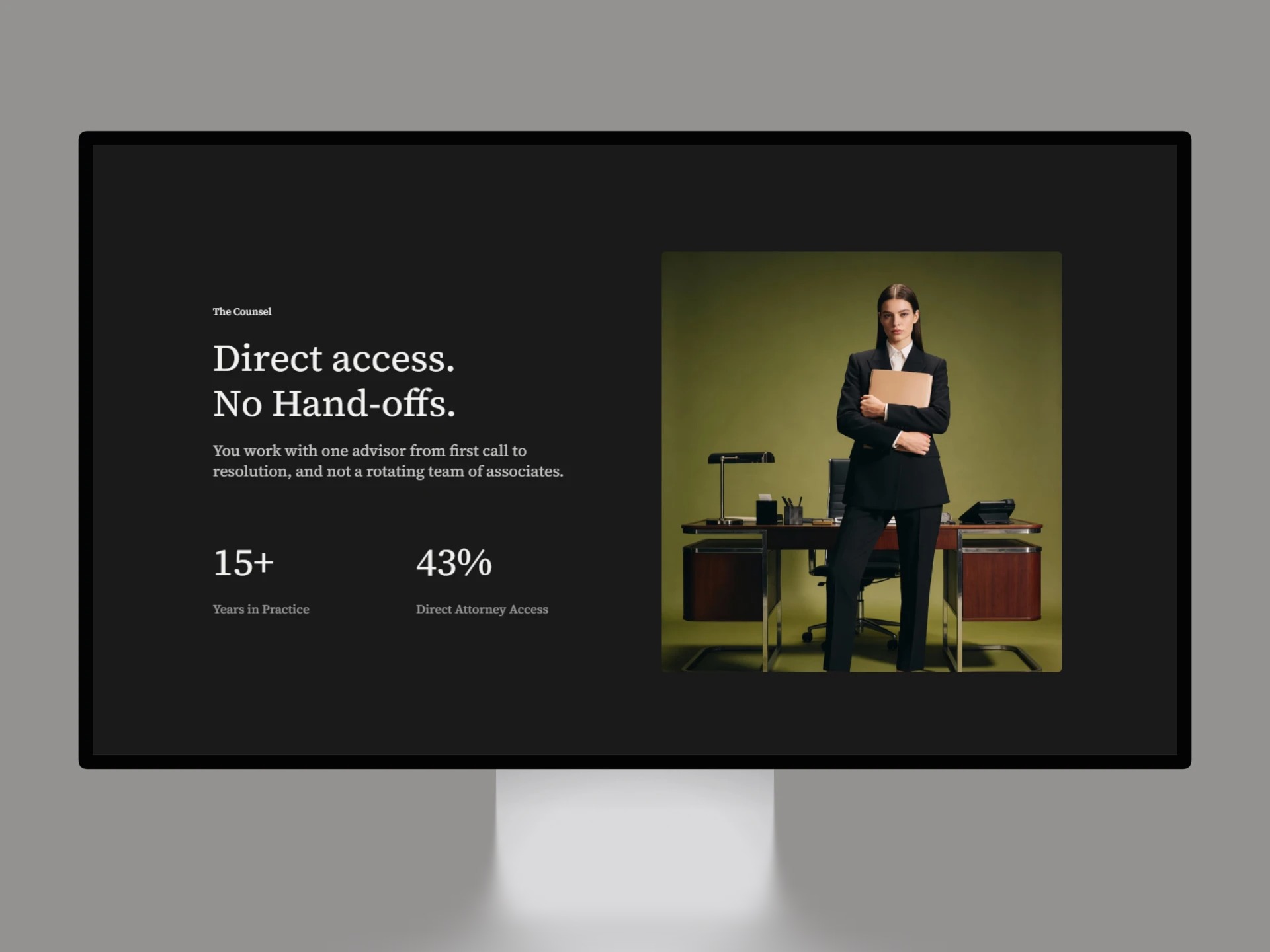 Chambers · Law & Consulting Template Image 2