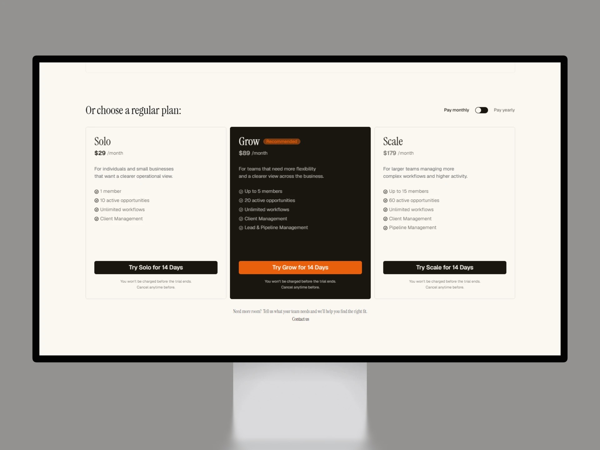 Current, SaaS Product Template Image 0